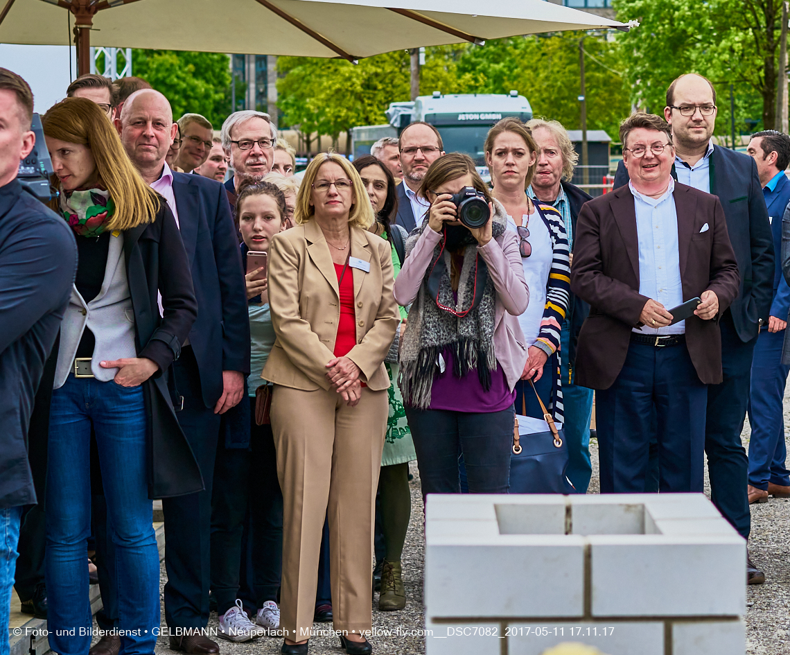 11. Mai 2017 - Grundsteinlegung für die LOGE und dem Kulturquadrat in Neuperlach